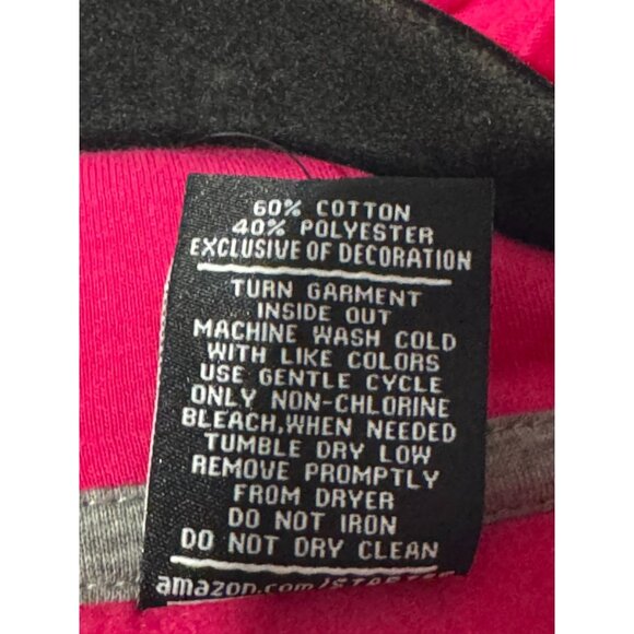 Starter Kids Authentic Medium Pink Hoodie Jacket 60% Cotton & 40% Polyester With - Picture 4 of 5